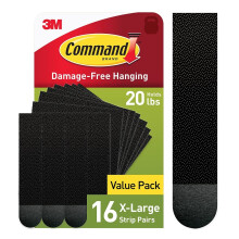 20 Lb XL Heavyweight Picture Hanging Strips, Damage Free Hanging Picture Hangers, No Tools Heavy Duty Wall Hanging Strips for Back to School Dorm