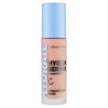 Cosmetics Hydra Serum Foundation, Breathable Formula for Glowy Skin, 30ml, Light Vanilla