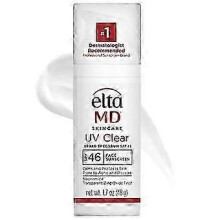 (White) EltaMD UV White Face Sunscreen, SPF 46, Oil-Free Formula with Zinc Oxide,