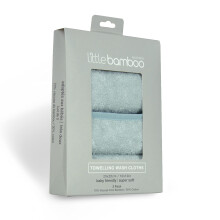 Towelling Wash Cloth 3Pk - Whisper