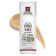 (Skin Color) EltaMD UV White Face Sunscreen, SPF 46, Oil-Free Formula with Zinc Oxide,