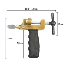 2-in-1 Glass Cutting Tool Kit with Breaking Pliers and Glass Cutter for Ceramic, Mirror, Tile Cutter Glass Breaker