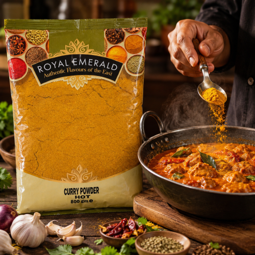 Royal Emerald Curry Powder Hot 800g 1