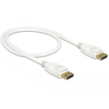 DisplayPort-kabel - DELOCK - 85507 - 0,5 m - Mannelijk - Goud - Ultra HD 4K
