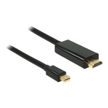 HDMI Mini DisplayPort -kaapeli - DeLOCK - 1 m - Musta - HDMI-liitin - Mini DisplayPort -liitin