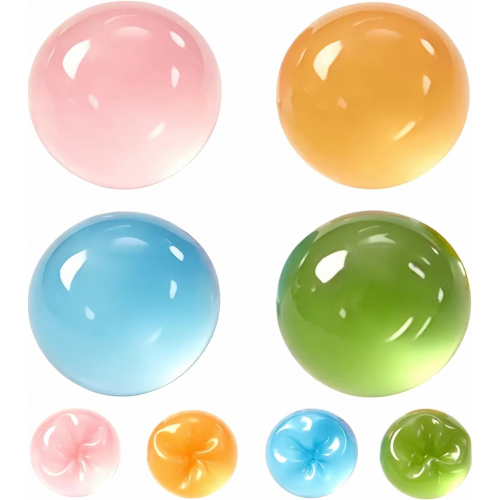 balles anti-stress moelleuses à l'huile de coco