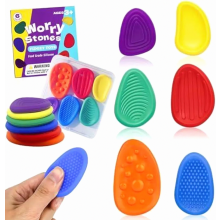 Fidget Toys Sensorische stenen, 18 stuks, sensorisch speelgoed voor stressvermindering, antistressspeelgoed, sensorisch speelgoed voor stres