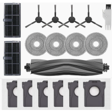 Accesorios de repuesto para aspiradora robot, cepillo principal, 2 filtros HEPA, 4 cepillos laterales, 4 almohadillas de fregado, 6 bolsas p