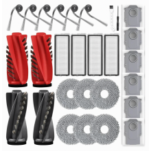 Kit de accesorios de repuesto de 28 piezas para aspiradora robot, incluye 2 cepillos principales, 6 paños de fregona, 4 filtros, 6 bolsas de