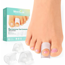 Correcteur d'orteils en marteau pour orteils recourbés, cassés et oignons, redresseur d'orteils ajustable pour hommes et femmes, 3 tailles,