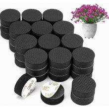 Onzichtbare plantenpotvoetjes, 50 stuks, antislip potverhogers voor binnen en buiten, duurzame, platte steunen, 30 x 20 cm