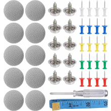 Kit de réparation de ciel de toit de voiture (130 pièces), rivets de réparation de toit, boutons de fixation, rivets de plafond avec goupill