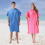 Poncho en microfibre, peignoir de plage unisexe, taille unique, imperméable, à capuche. 5