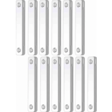 Magnetische vliegenhordeurmagneten, 12 stuks raamhorclips voor eenvoudige installatie en veilige bevestiging.