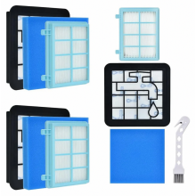 Paquete de 3 filtros de repuesto para aspiradoras cilíndricas, compatibles con FC8010/02, FC9332/09, FC9329, FC9555, FC9333 y
