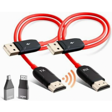 Émetteur et récepteur HDMI sans fil, décodage 4K sans fil 5,8 GHz, diffusion audio et vidéo sans fil HDMI pour ordinateur portable et PC.