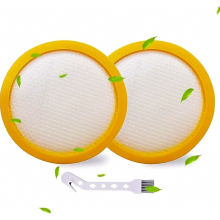 Set van 2 HEPA-filters voor de JV35 handstofzuiger, vervangingsfilters voor bedstofzuiger en matrasreiniger.