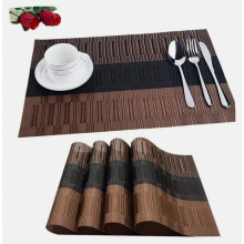 Paquete de 6 manteles individuales de PVC antideslizantes y fáciles de limpiar, de 30 x 45 cm, resistentes al calor, para uso en la cocina.