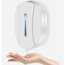 Dispensador automático de jabón de pared de 550 ml, dispensador de gel sin contacto con sensor infrarrojo, dispensador de jabón líquido sin