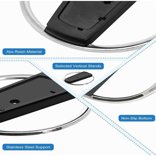 Supporto verticale per PS5 e PS5 Pro, base salvaspazio per console con cacciavite e supporto stabile 2