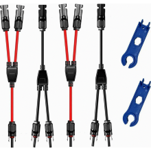 pares de divisores en Y para cables solares, conector en Y para paneles solares de 6 mm2, conector macho-hembra MMF y FFM para cables fotovo
