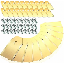 45 Replacement Blades for Robotic Lawn Mowers, 3 g 0.75 mm, Compatible with Yardforce and Gardena, Includes Spare Blades