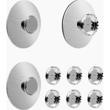 Set di 3 porta sapone magnetici senza foratura, porta sapone autoadesivo in acciaio inox con magnete, salva sapone magnetico