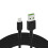 Green Cell KABGC05 lightning cable 1.2 m Black 1