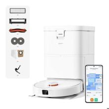 Robot aspirador - XIAOMI - Robot Aspirador H50 - 10 000 Pa - Estación de autovaciado - Lavado y secado
