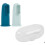 Set di 2 Spazzolini da Denti Blu in Silicone 1