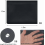 6 Pack Window Mosquito Nets, 130 x 150 cm Fly Screens, Insect Protection Window Mesh, Black 2