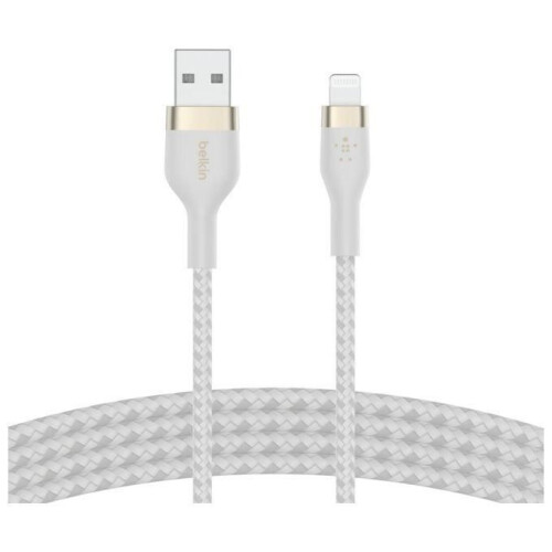 Belkin Cable USB-A a Lightning - BELKIN - BoostCharge Pro Flex - 3 m - Certificado MFi - Compatible con iPhone 14, 13, 12 1
