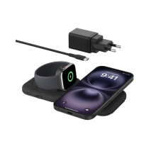 Estación de Carga 2-en-1 - Belkin - BoostCharge Pro - MagSafe - Plegable - Qi2