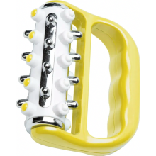 Rouleau de massage myofascial anti-cellulite jaune, masseur de fascia pour drainage lymphatique, outil portatif de thérapie des tissus profo