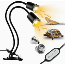 Wärmelampe für Schildkröten, Reptilien, UVA/UVB-Lampe, schwarze E27-Keramikbirne für Terrarien