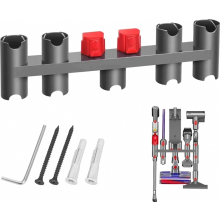 Dockingstation-Zubehörhalter-Organizer für Dyson V7 V8 V10 V11 Wandmontage für Staubsauger mit 9 Aufbewahrungsfächern