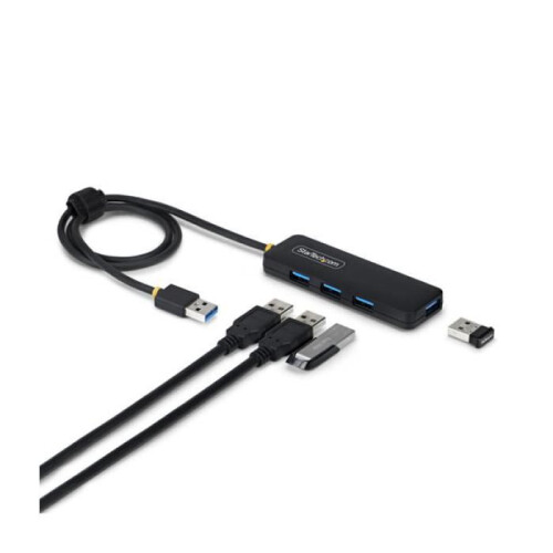 StarTech.com USB-A-Hub - STARTECH.COM - 4 Ports - USB 3.0 (5 Gbps) - Bus-powered - Schwarz