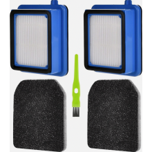 2er-Pack Filterset für AEG QX6, QX7, QX8-2 und ASKW1 Akku-Staubsauger, Ersatz-Vormotor- und Hygienefilter, Waschbare