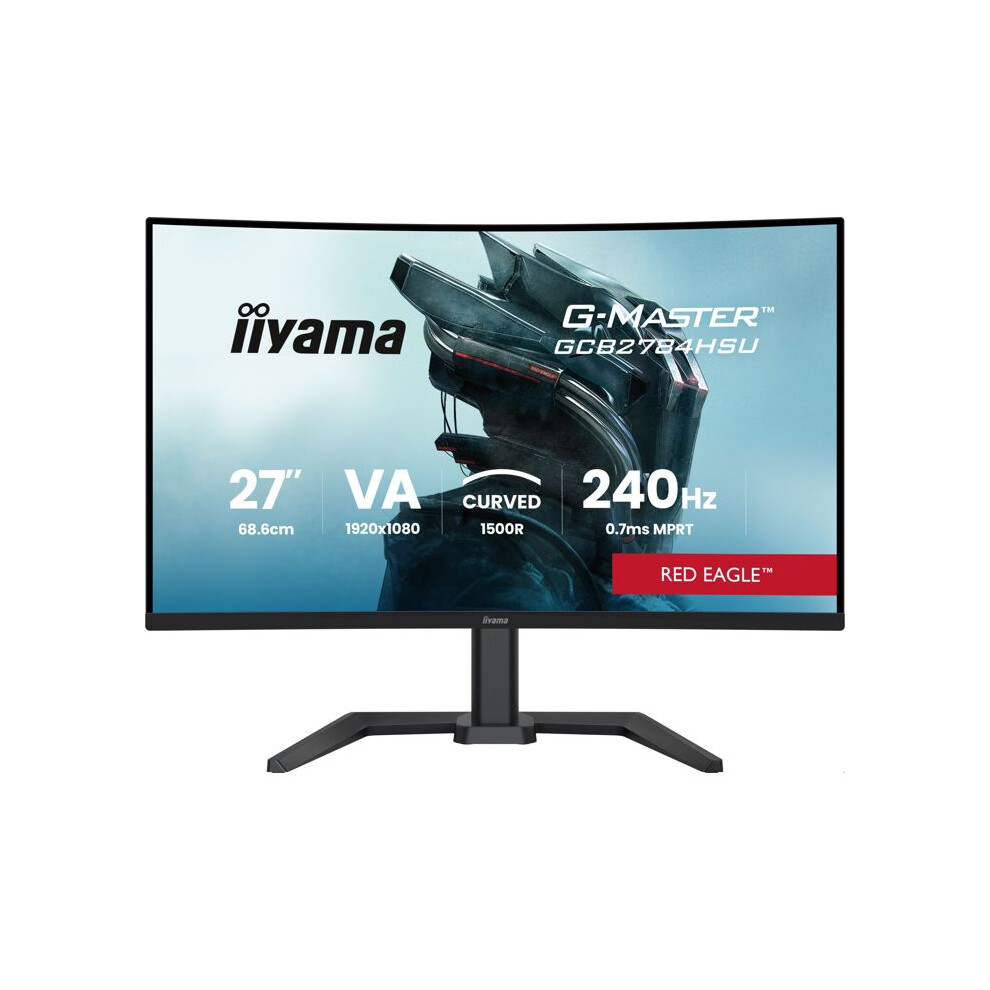 Iiyama G-Master Red Eagle 27 Zoll Full Hd Va Panel 16:9 240 Hz Curved Monitor E Gcb2784hsu-B1 - Bild 5