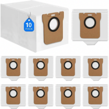 Set van 10 stofzakken voor robotstofzuigers, 2,5 liter grote capaciteit, vervangende zakken, accessoire set, compatibel met L10s Ultra en X1