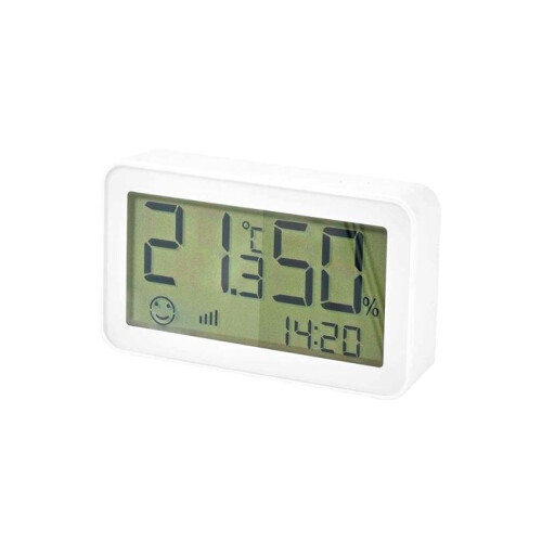 Sensor Climático Inteligente SmartLife Zigbee 3.0 con Pantalla LCD Nedis Blanca