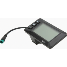 Display für Elektrofahrräder, 36V/48V LCD-Bildschirm GD01, wasserdichter 5-Pin-Anschluss für 22,2-mm-Lenker