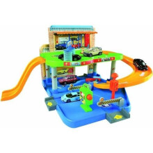 Spielset Tankstelle - BBURAGO - 15630039 - Parkhaus - 1 Auto enthalten