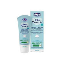 Creme para a área das fraldas Chicco Baby Moments, sem perfume, 100 ml