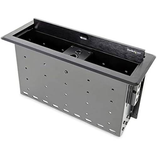 StarTech.com Modularer Anschlusskasten - STARTECH.COM - 2 Module - Eingebaute Ladung - A/V-Anschlüsse - Diskretes Design