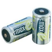 Cargador C (R14) - ANSMANN - maxE - NiMH 1,2V 4500 mAh - Recargables hasta 1000 veces - Baja autodescarga