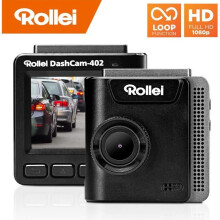 Rollei CarDVR 402 Dashcam Telecamera automatica Registrazione di emergenza Full HD 1080p30fps Funzione loop Dashcam Auto