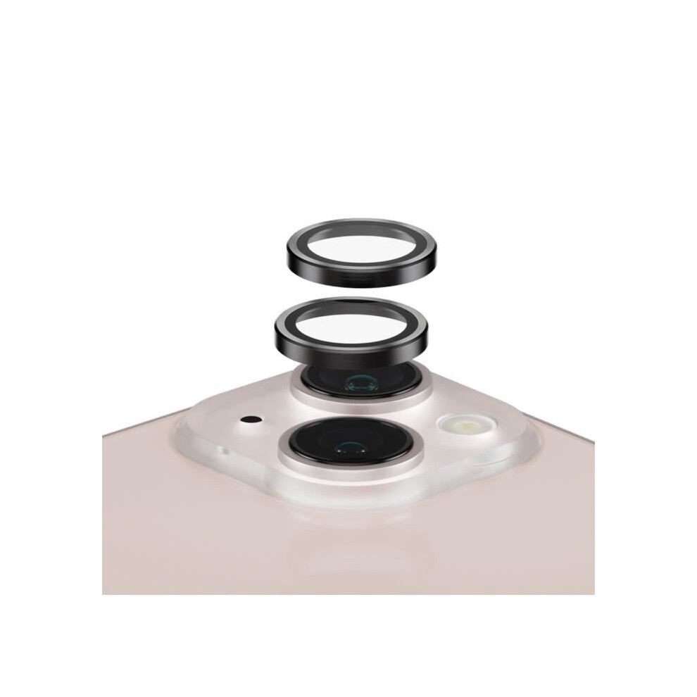 PanzerGlass CP PP Rings for iPhone 13 mini/13 black (1 Stk., Apple iPhone 13, Apple iPhone 13 mini), Smartphone Schutzfolie, Schwarz - Bild 3