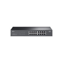 TP-Link LS1016G Switch 16 Gigabit Ethernet Ports Lüfterlos Rackmontage