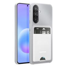 Capa - SAMSUNG - Galaxy A57 - Porta-cartões integrado - Poliéster flexível - Bordas elevadas